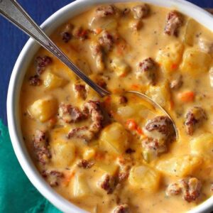 CREAMY POTATO & HAMBURGER SOUP - ALL RECIPES GUIDE