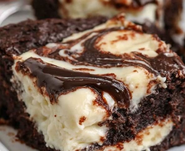  These Cream Cheese Swirl Brownies 