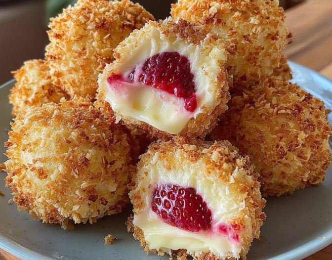 Strawberry Cheesecake Crunch Bites Recipe
