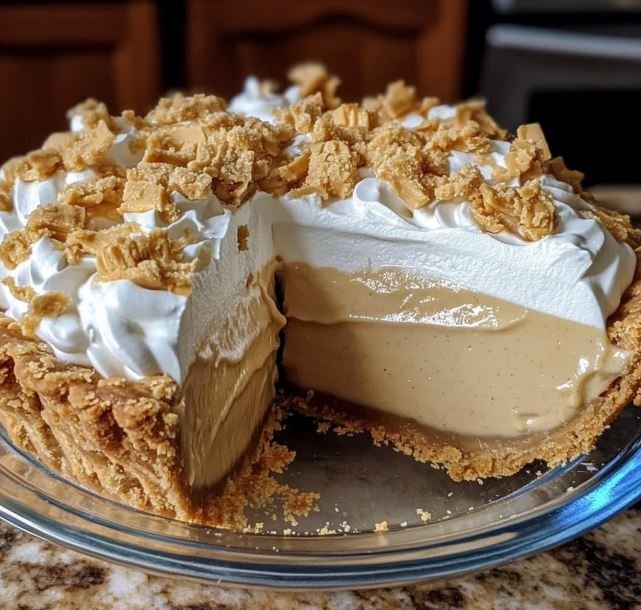 No-Bake Peanut Butter Cream Pie