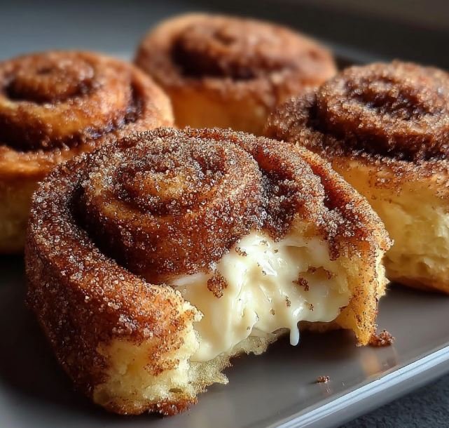 Cream Cheese-Filled Cinnamon Rolls