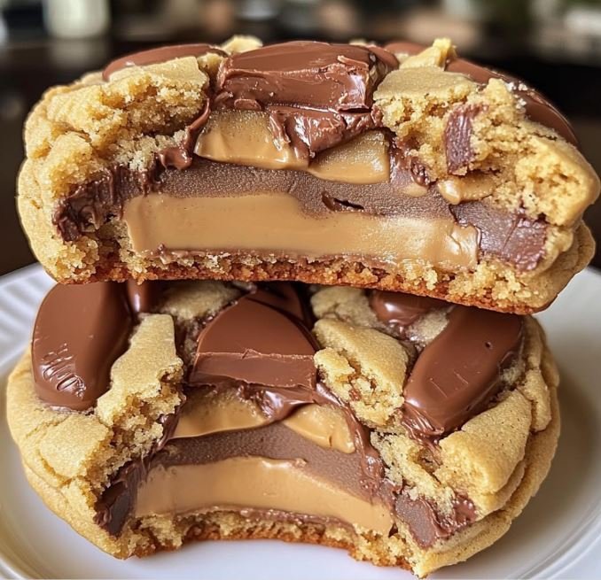 Double Reese&rsquo;s Peanut Butter Cookies