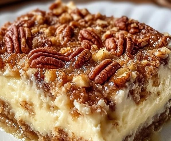 Cream Cheese Pecan Dump Cake