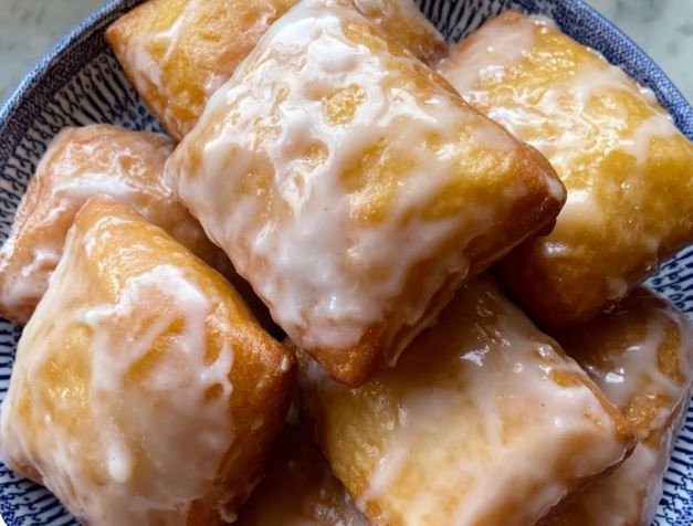 Glazed Buttermilk Beignet Squares